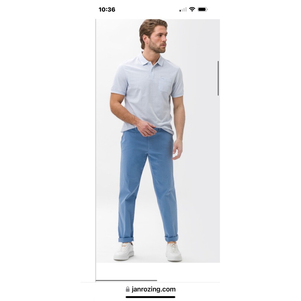 Brax Everest Pants Regular Fit Blue Size 40•34 - Picture 12 of 12